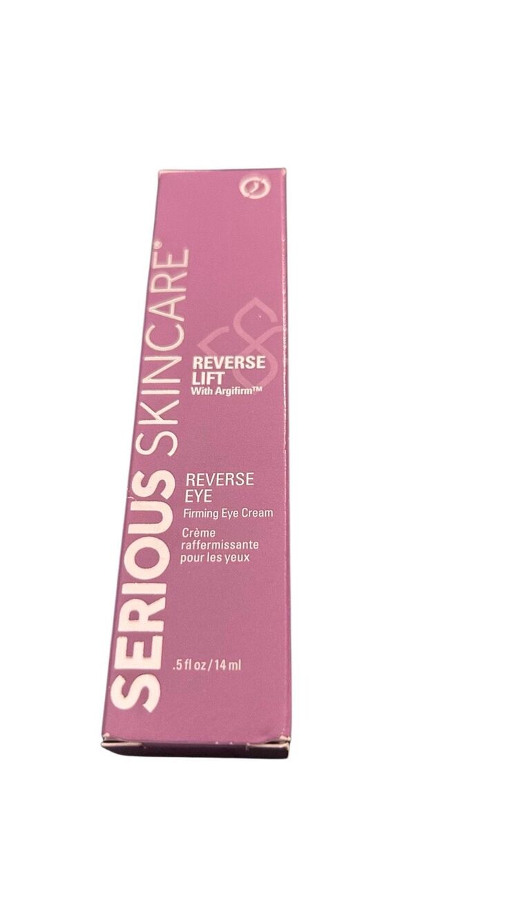 Serious SkinCare Reverse Lift with Argifirm Eye Firming Eye Cream NEW SEALED
